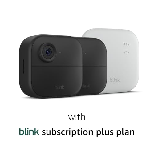 Wireless security camera system with two-year battery, 4x coverage, 1000 ft range — 2 camera set J566