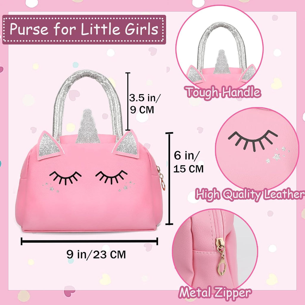 Pretend Makeup Playset for Toddler Girls with Toy Purse and Phone N744339
