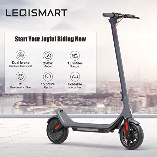 Electric Scooter for Commuting, 3-Speed, 15.5 MPH, Dual Braking S164278