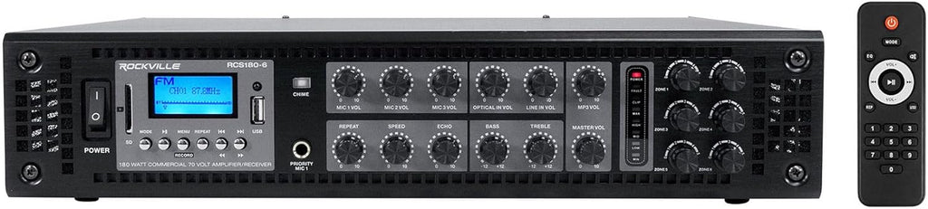 6 Zone Home Audio System with 14 Ceiling Speakers Y324682