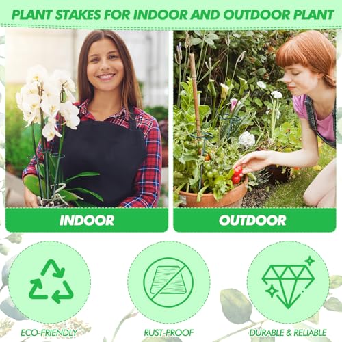 Plant Support Stakes for Flowers, 24 Inch M101005