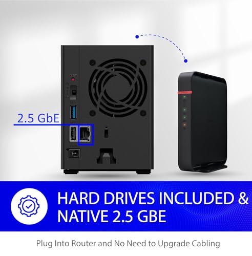 4TB 1-Bay NAS Network Attached Storage with HDD Included A8862