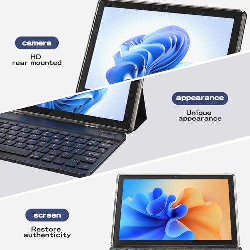 10 Inch Android Tablet with Keyboard Case Mouse Stylus J550018