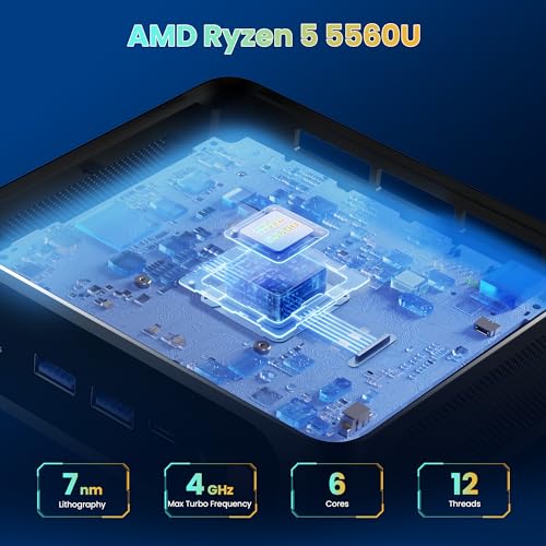 Mini PC AMD Ryzen 5 16GB RAM 1TB SSD Q98033