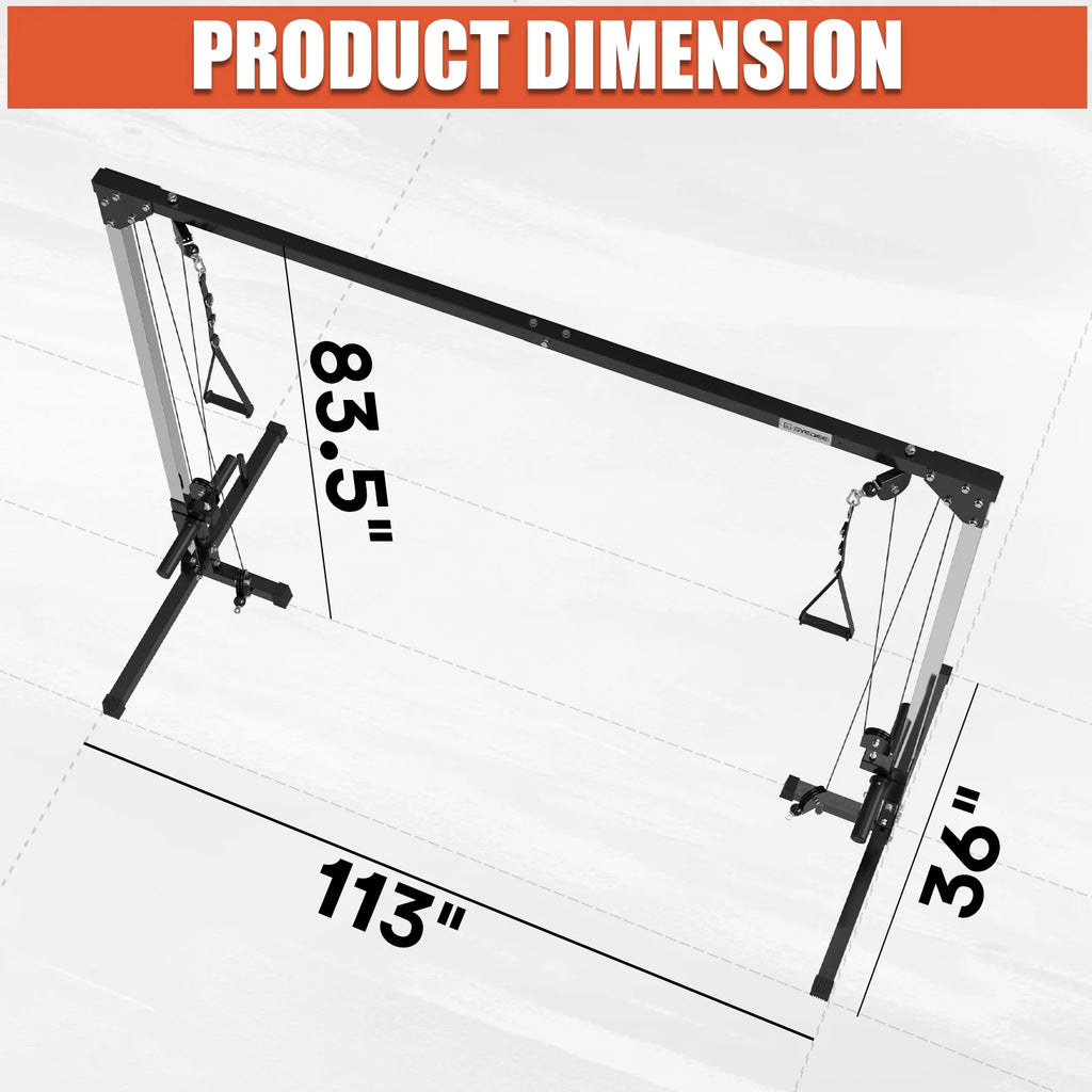 Dual Pulley Cable Crossover Machine for Home Gym V939480