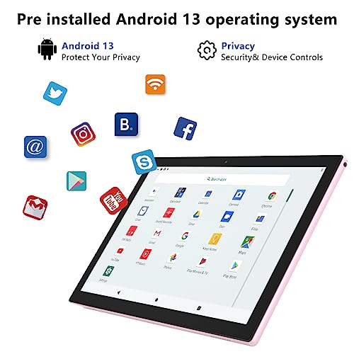 Tablet 10 Inch with Keyboard, Mouse, Case, Stylus, 8GB RAM 64GB ROM N8168