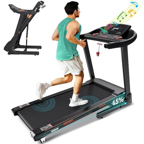 Folding Treadmill with Auto Incline for Home Walking and Running S405246