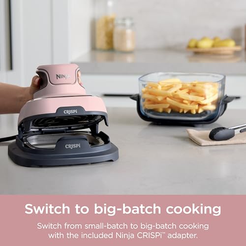 Air Fryer with Glass Containers, 4 QT & 6 Cup, Dishwasher Safe Z1664