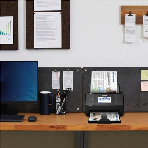 Wireless Color Duplex Desktop Document Scanner with 100-Sheet Auto Document Feeder K592