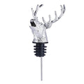 Deer Head Liquor Bottle Pourer with Silicone Stopper P101785