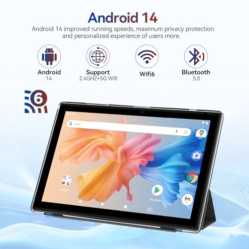 10 Inch Android Tablet with Keyboard Case Mouse Stylus J550018