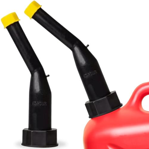 EZ-POUR Rigid Spout Replacement and Vent kit for Water Jugs and Pre-2009 Gas Cans - Update your Old Cans | Includes Spout, Cap, Replacement Vent, Flame Arrestor, & Secondary Base Cap