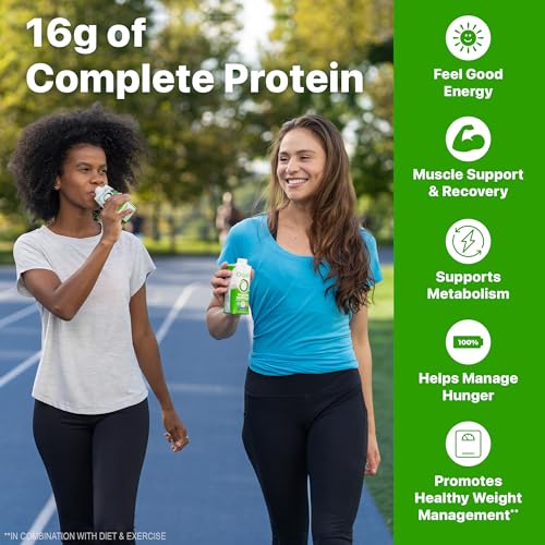 Organic Nutritional Protein Shake, Creamy Chocolate Fudge, 16g Whey Protein, 11 Fl Oz (12 Pack) A132724