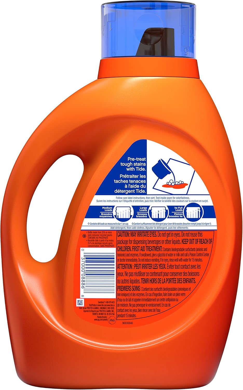 Laundry Detergent Liquid, 64 loads D117879