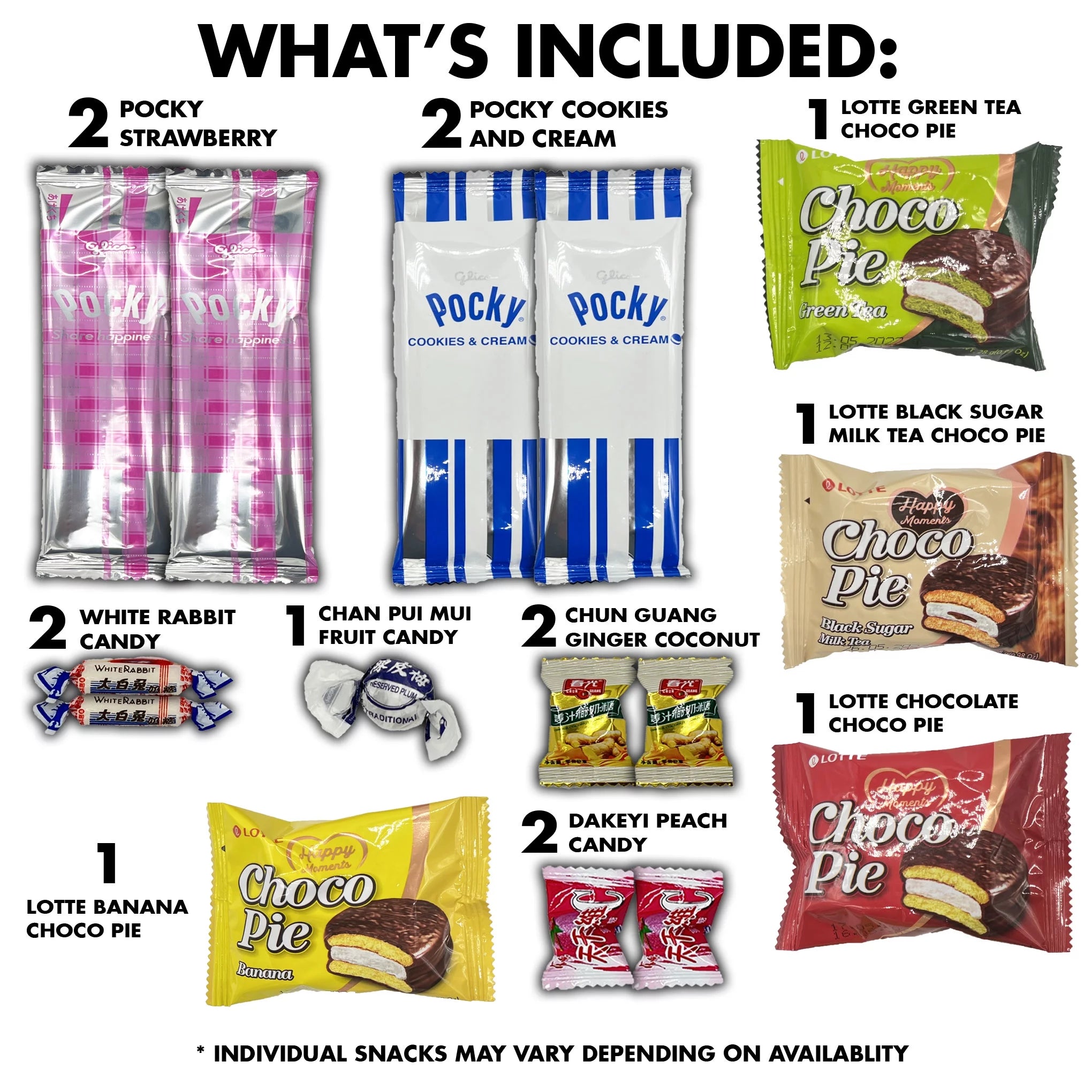Asian Snacks and Candy Variety Pack Gift Box L928
