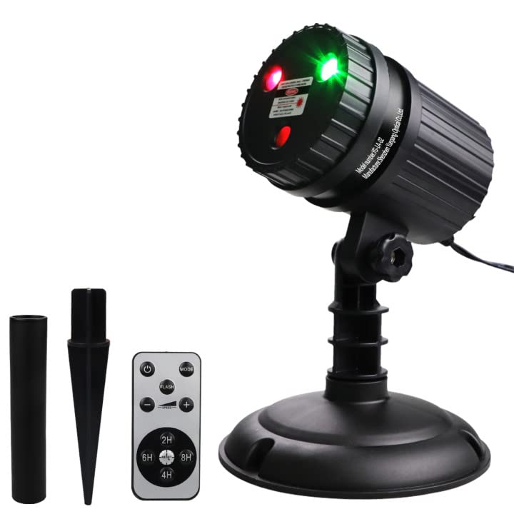 Christmas Laser Projector Lights with Remote, 8 Patterns for Indoor Outdoor B916350