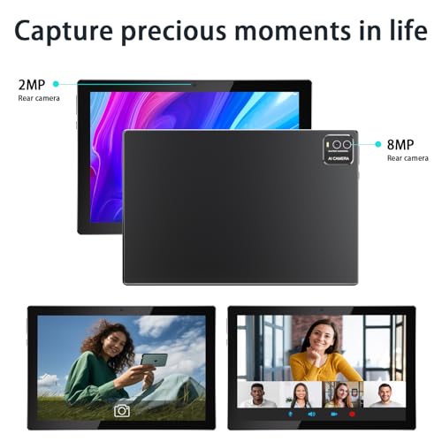 Android Tablet 10.1 Inch with Keyboard, 64GB ROM, 8GB RAM V203