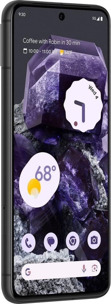 Pixel 8 256GB Unlocked, Obsidian (Renewed) Z8557