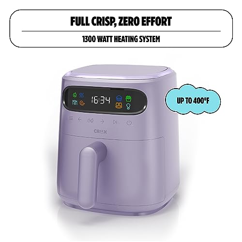8 QT Digital Air Fryer with Touch Screen, Timer and Auto Shut-off, Lavender L33592