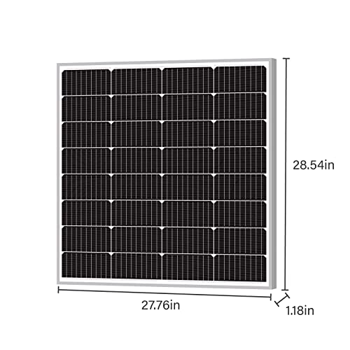 100W 12V Monocrystalline Solar Panel for RV Marine Boat Off Grid B953