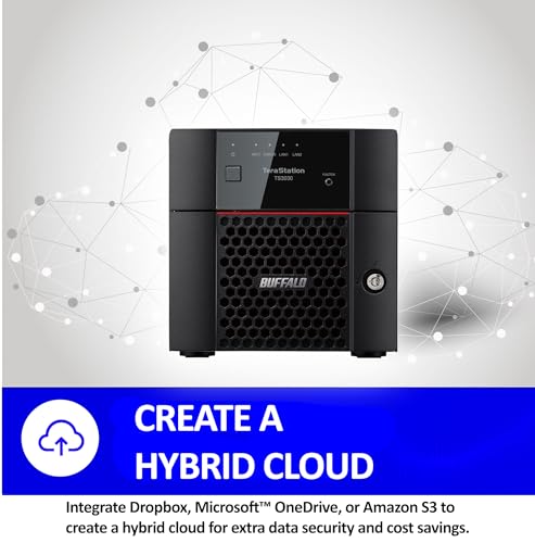 2-Bay 4TB Desktop NAS with Hard Drives Included B985014