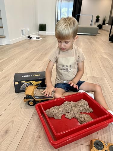 Remote Control Excavator Construction Toy for Boys with Metal Shovel and Lights J5730