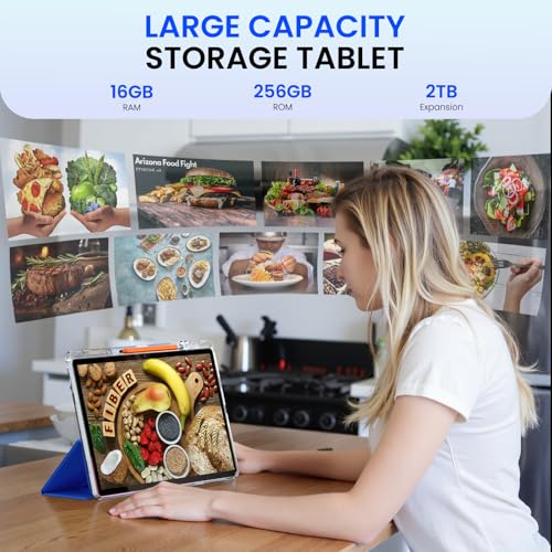 14 inch Android Tablet, 16GB RAM 256GB ROM, FHD IPS Display, 10000mAh Battery B424433