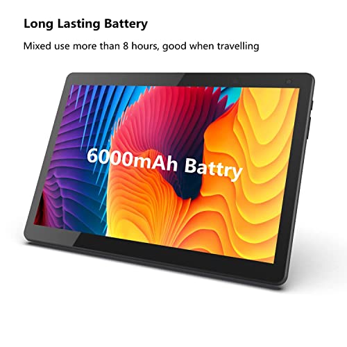 Tablet 10 inch Android 14, Quad Core, 32GB Storage, 6GB RAM, Black R87282