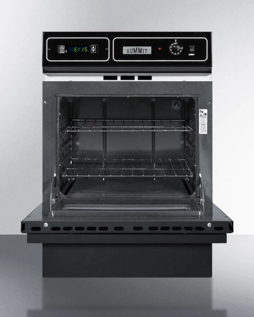 Single Electric Wall Oven 24 in. Black Glass K31012