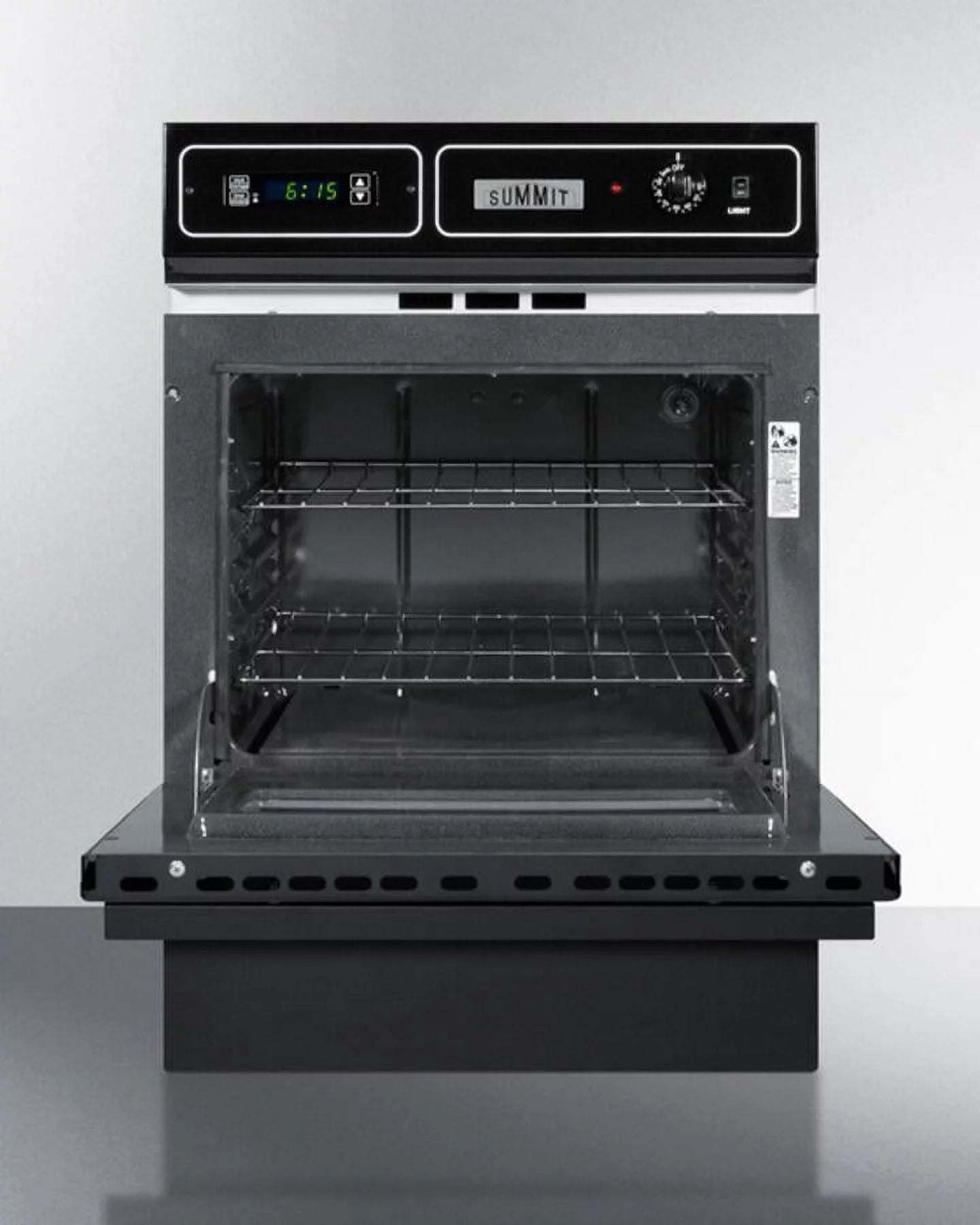 Single Electric Wall Oven 24 in. Black Glass K31012