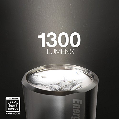 LED Metal Flashlight, 1300 Lumens Q7684