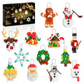 Nubee Christmas Ornaments Building Kit, Christmas Tree, Wreath, Santa, Snowman, Gingerbread, Reindeer, Nutcrackers, Snowflake 13-in-1. Stocking Stuffers Decor Toys Gifts for Boys Girls Kids.