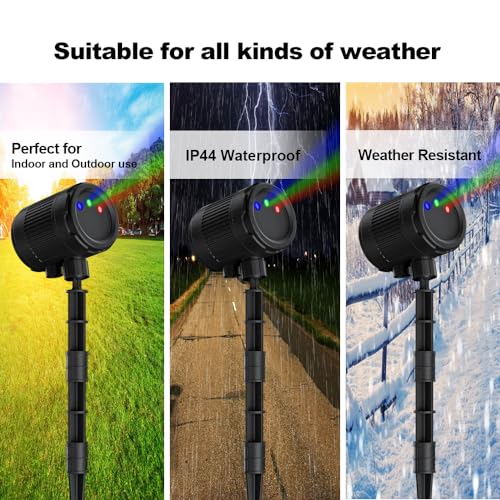 Laser Christmas Projector Lights Outdoor with Remote, Waterproof D5764