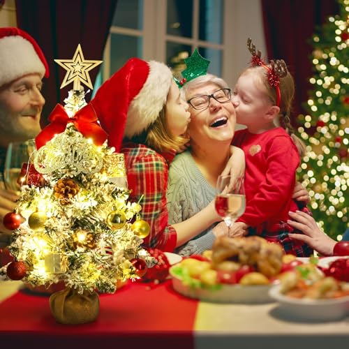 Green Tabletop Christmas Tree with LED Lights H5873