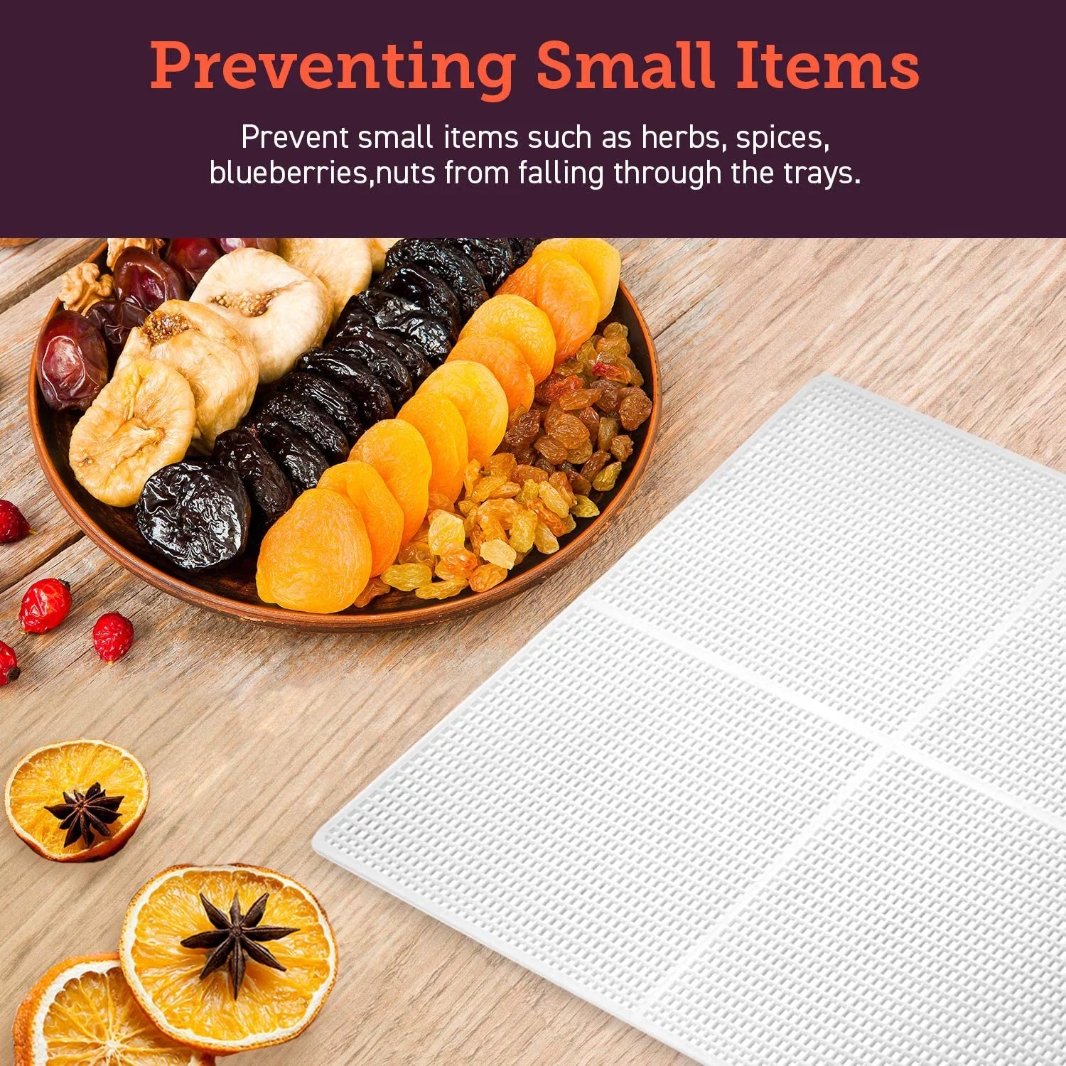 Food Dehydrator with 6 Stainless Steel Trays and Digital Timer A329
