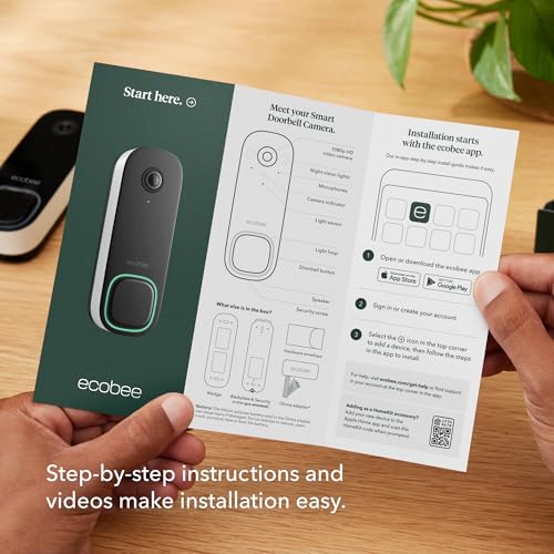 Smart Video Doorbell Camera Wired with HD Night Vision and Two-Way Talk F9110