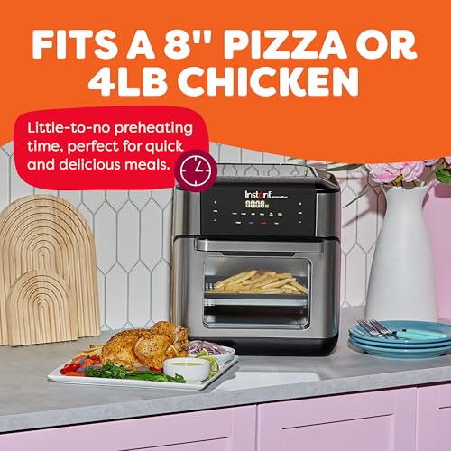 10QT Air Fryer, 7-in-1 Functions with EvenCrisp Technology, Stainless Steel Z44367