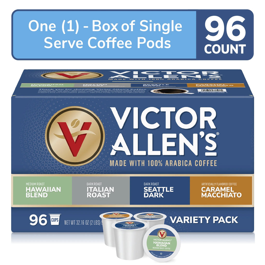 Specialty Coffee Variety Pack, Medium-Dark Roast, 96 Count Single Serve Pods I226249