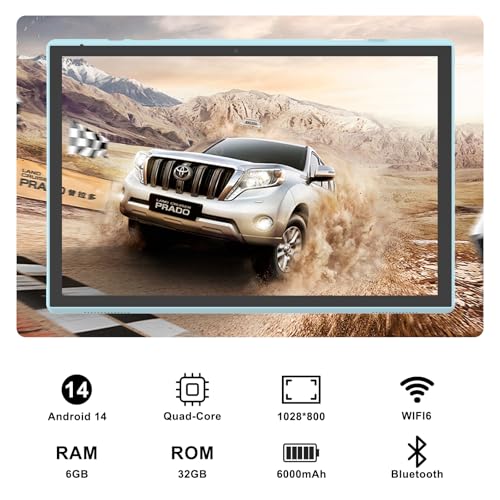Tablet 10 Inch with Keyboard, Mouse, Case, Stylus, 8GB RAM 64GB ROM N8168
