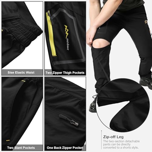 Men's Hiking Convertible Quick Dry Pants B938264