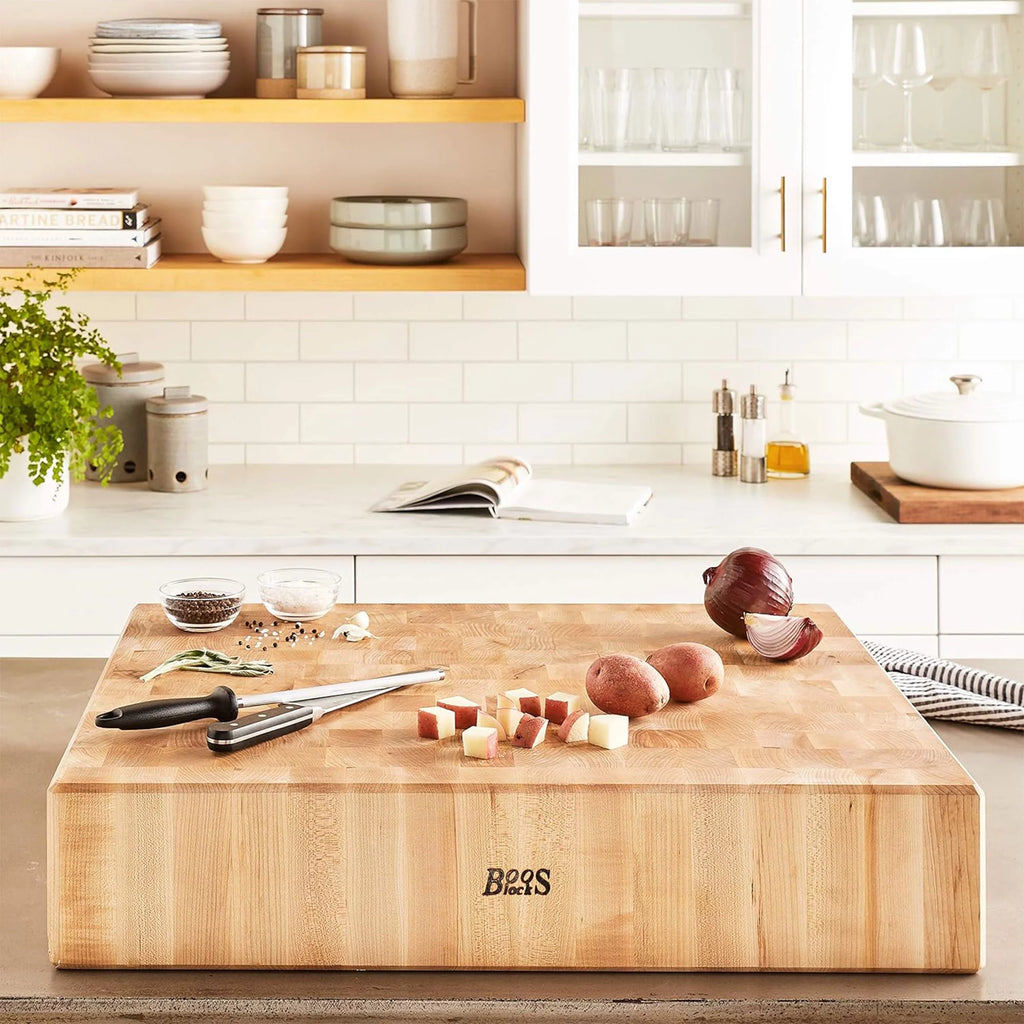 Maple Wood Cutting Board for Kitchen, 30 x 24 inches X4734