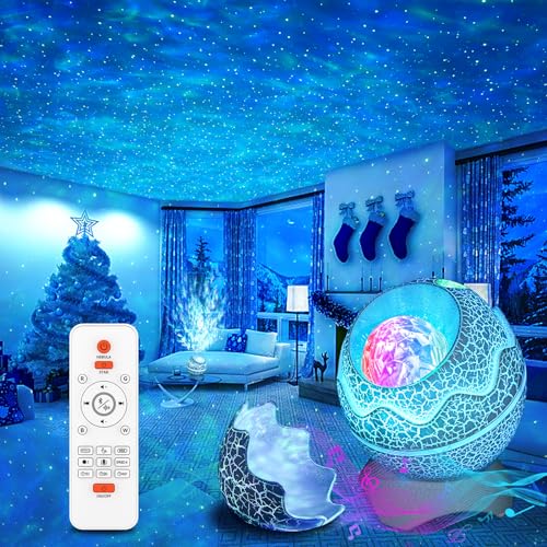 Star Projector with Bluetooth Speaker and White Noise for Bedroom T49326