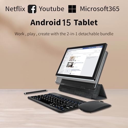 Android 14 Tablet 11 inch, Octa-Core CPU, 12GB+128GB, 8000mAh Battery T877