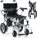Electric Wheelchair for Adults, Portable Power Wheelchair Lightweight Foldable All Terrain Motorized Wheelchair for Seniors 12 Miles Travel Range