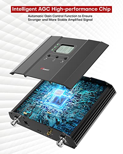 Cell Phone Signal Booster, 8000 sq ft, 2 Indoor Antennas, 4G 5G LTE X757504