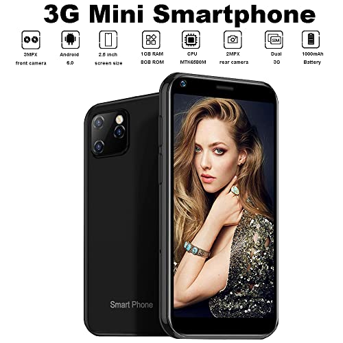 Mini Smartphone 3G Dual SIM 2GB RAM 16GB Unlocked Pink L905345
