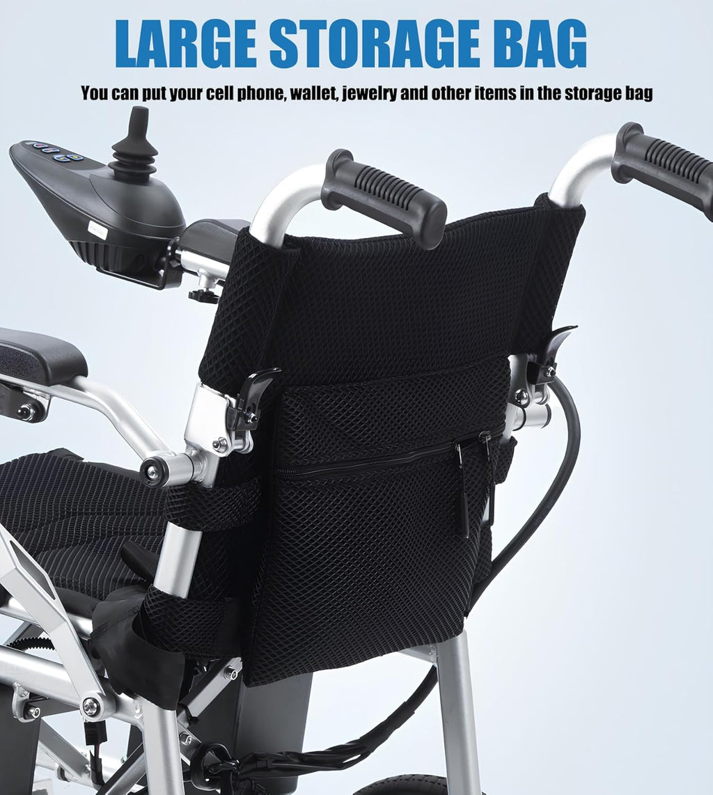 Portable Electric Wheelchair for Adults, Lightweight Foldable M968322