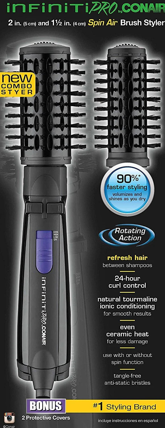 Hot Air Brush with 2 Inch and 1.5 Inch Brushes P699