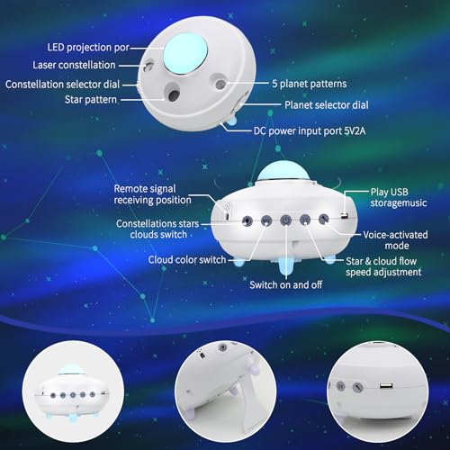 Christmas Laser Projector Lights Outdoor, Red and Green Stars, IP65 Waterproof V836077
