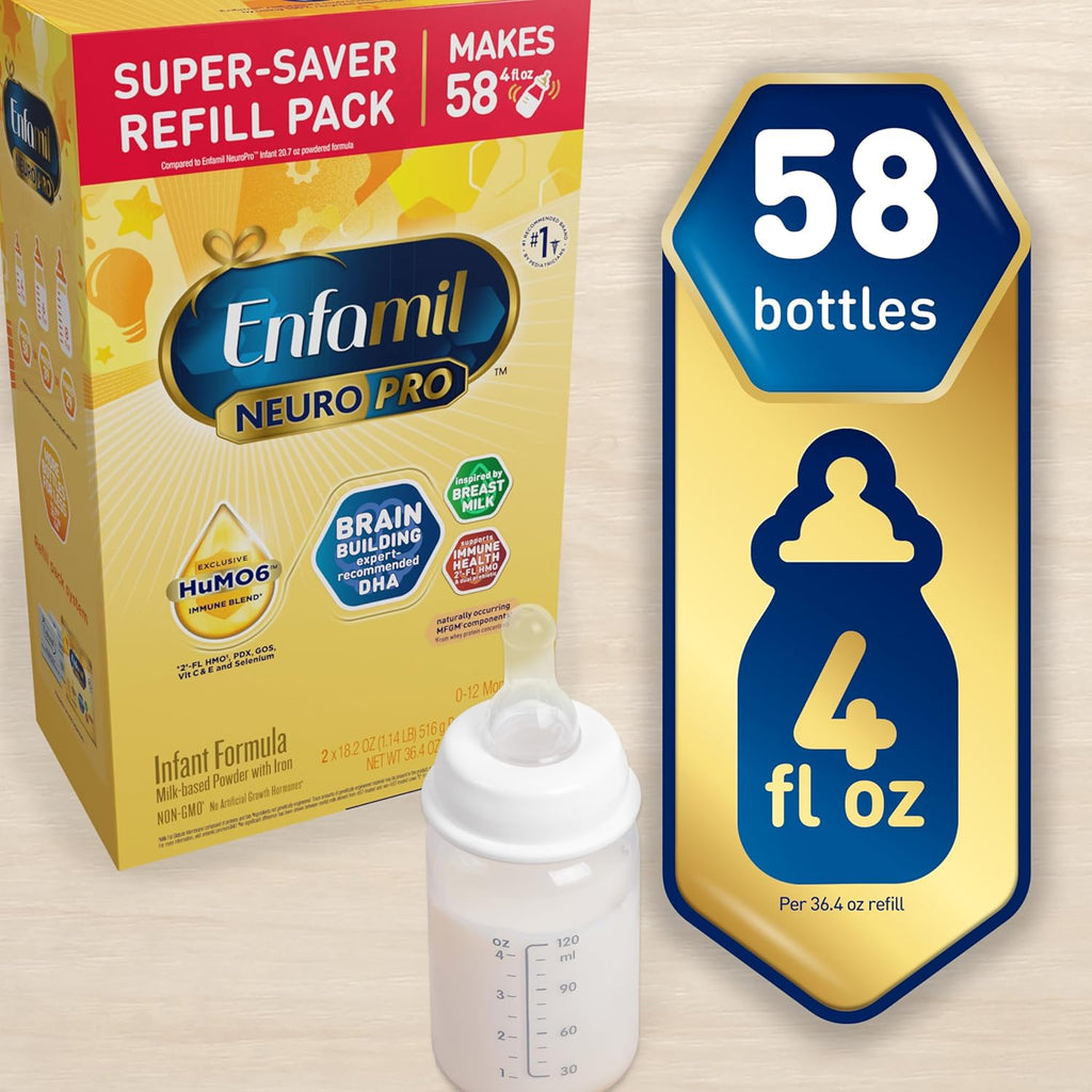 Baby Formula with Prebiotics, DHA, Non-GMO, Refill Box S161